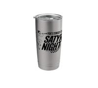 Pan's Comedy Club Satyr Night Funny Greek Mythology Stainless Steel Insulated Tumbler