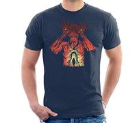 Pans Labyrinth Pale Man Ofelia Silhouette Men's T-Shirt Navy Blue