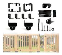 Pansente Sliding Gate Kit, Heavy-Duty Sliding Gate, Sliding Door Hardware Kit Ideal for Communities, Backyards, Farms, Warehouses, Parking Lots Experience Silky-Smooth, Silent Door Operation