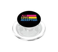 Pansexual All Love Accepted PopSockets PopGrip for MagSafe