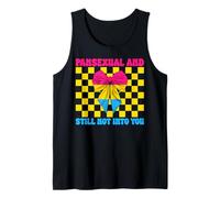 Pansexual And Still Not Into You Funny Pan Pride Flag LGBTQ Tank Top