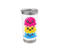 Pansexual Cute Kawaii Stainless Steel Insulated Tumbler