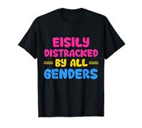 Pansexual Distracted By All Gender Pride Month Outfit T-Shirt