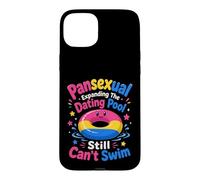 Pansexual Flag Expanding The Dating Pool Case for iPhone 15 Plus