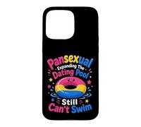 Pansexual Flag Expanding The Dating Pool Case for iPhone 15 Pro Max
