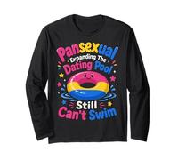 Pansexual Flag Expanding The Dating Pool Long Sleeve T-Shirt