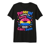 Pansexual Flag Expanding The Dating Pool Premium T-Shirt
