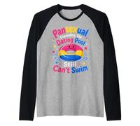 Pansexual Flag Expanding The Dating Pool Raglan Baseball Tee
