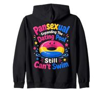 Pansexual Flag Expanding The Dating Pool Zip Hoodie
