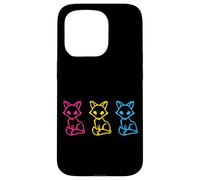 Pansexual Foxes Pastel Pride Cute LGBTQ Symbol Case for iPhone 15 Pro