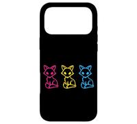 Pansexual Foxes Pastel Pride Cute LGBTQ Symbol Case for iPhone 17 Pro Max