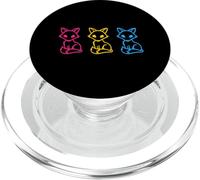 Pansexual Foxes Pastel Pride Cute LGBTQ Symbol PopSockets PopGrip for MagSafe