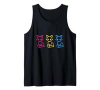 Pansexual Foxes Pastel Pride Cute LGBTQ Symbol Tank Top