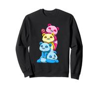Pansexual Panda Stack LGBTQ Pride Kawaii Sweatshirt