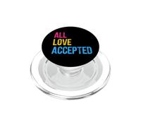 Pansexual Pride All Love Accepted PopSockets PopGrip for MagSafe