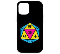 Pansexual Pride Flag D20 Dice Polysexual LGBT Gender Queer Case for iPhone 12/12 Pro