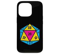 Pansexual Pride Flag D20 Dice Polysexual LGBT Gender Queer Case for iPhone 13 Pro