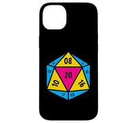 Pansexual Pride Flag D20 Dice Polysexual LGBT Gender Queer Case for iPhone 14 Plus