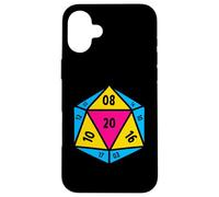 Pansexual Pride Flag D20 Dice Polysexual LGBT Gender Queer Case for iPhone 16 Plus