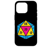 Pansexual Pride Flag D20 Dice Polysexual LGBT Gender Queer Case for iPhone 16 Pro
