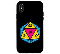 Pansexual Pride Flag D20 Dice Polysexual LGBT Gender Queer Case for iPhone X/XS