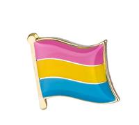 Pansexual Pride LGBT Flag Metal Pin Badge
