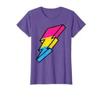 Pansexual Pride Lightning Bolt Cute Pan LGBTQ Parade T-Shirt