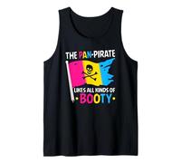 Pansexual Pride Pirate, Funny Pansexuality Pan Pride Month Tank Top