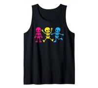 Pansexual Pride Skeleton Pride LGBTQ Skeleton Pansexual Tank Top