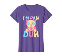 PANSEXUAL T-Shirt: I'm Pan Duh, LGBTQ Bisexual Panda Rainbow T-Shirt