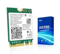 Panshi Wi-Fi 6 AX200 WiFi Card, 2x2 MU-MIMO, Bluetooth 5.2, Windows 10/11, PCIe M.2/NGFF Network Adapter