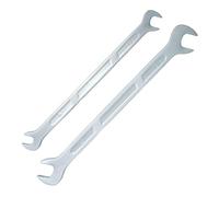 PANSHIYON Super Thin Wrench, 2PCS 45° Angle Head Double Open-End wrenches 8mm 10mm 12mm 13mm for Tight Spots Repair
