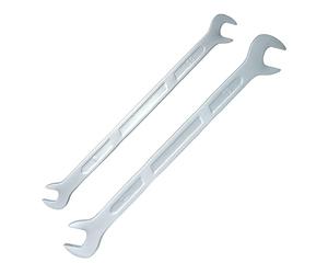 PANSHIYON Super Thin Wrench, 2PCS 45° Angle Head Double Open-End wrenches 8mm 10mm 12mm 13mm for Tight Spots Repair