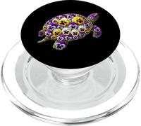 Pansies Turtle Flower Pansy Gardening Floral PopSockets PopGrip for MagSafe