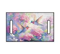 Panskyllis Hummingbird Hydrangea Golf Cart Seat Blanket Towel Comfortable EZGO Seat Covers for Club Car Travel Sports Shown Golf Cart Decorations