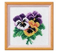 Pansy Cross Stitch Kit