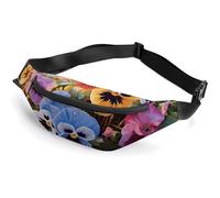 Pansy Flowers Fanny Pack Fanny Packs for Women Men Waist Bag Mens Fanny Pack Womens Fanny Pack Fanny Pack Men Running Fanny Pack Small Fanny Packs for Women, style, 36*15cm