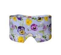 Pansy Flowers, Full Eye Covers Light Blocking Eye Mask Sleep Eye and Ear Muffs