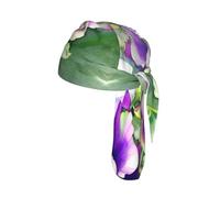 Pansy Perfection Print Cycling Headwrap Under Helmet Skull Cap Sweat Wicking Quick Dry for Patriotic Event Gift