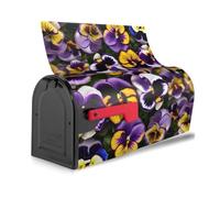 Pansy Perfection Print Print Reusable Waterproof Mailbox Cover Magnetic for Unique Easy toIdentify Mailboxes