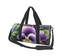 Pansy Perfection Travel Duffle Bag for Women, Weekender Carry On Tote Bags Foldable Personal Item Travel Bag with Adjustable Strap, Sport Gym Bag for Men,Carry On Overnight Bag