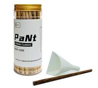PaNt | 50 Pack | 110mm pre-Rolled Cones King Size | Natural Cones Rolling Papers with Tips & Funnel Loader & poking Stick