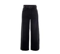 Pant Candy Belt H.w. - female - Liu Jo - Wide Jeans - Black - M - Jeans M