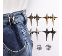 Pant Waist Tightener Adjustable Jeans Button Pin for Waist Pants Clips