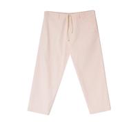 Pantalone Adrian Velluto Coste - female - Moschino - Straight Trousers - Pink - S - Trousers S