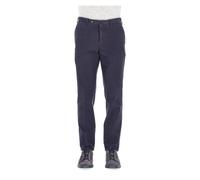 Pantalone in cotone micro struttura Slim fit - male - PT Torino - Chinos - Blue - L - Trousers L
