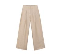 Pantalone Pince Aperta, female, Alpha Studio, Wide Trousers, Beige, S, Trousers S