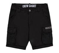 pantaloni Cotone- male- Alpha Industries- Casual Shorts- Black- W30- Shorts W30
