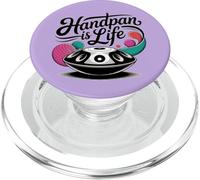Pantam - Handpan is Life - colored design 1 - Fan Fun PopSockets PopGrip for MagSafe