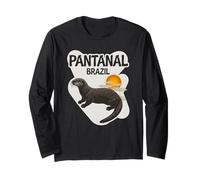 Pantanal Brazil Giant Otter Tropical Nature Long Sleeve T-Shirt